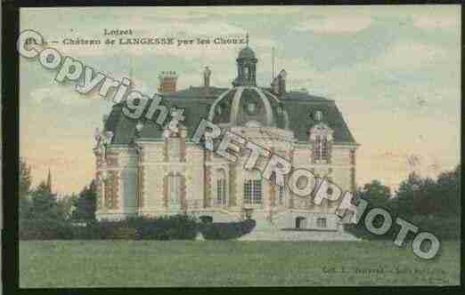 Ville de LANGESSE Carte postale ancienne