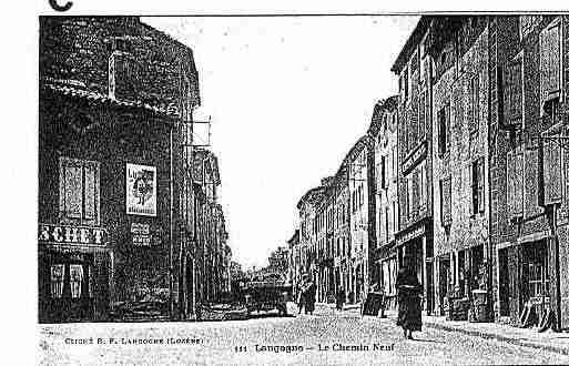 Ville de LANGOGNE Carte postale ancienne