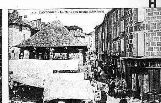 Ville de LANGOGNE Carte postale ancienne