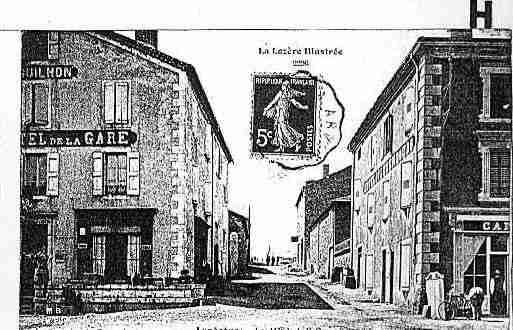 Ville de LANGOGNE Carte postale ancienne