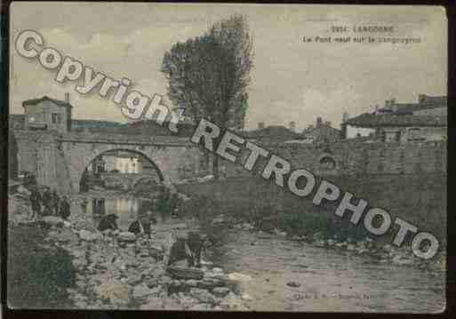 Ville de LANGOGNE Carte postale ancienne