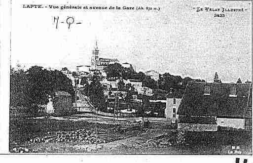 Ville de LAPTE Carte postale ancienne