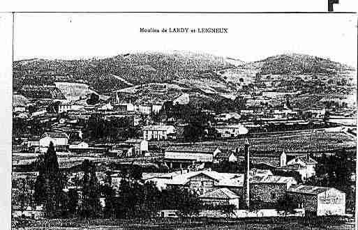 Ville de LEIGNEUX Carte postale ancienne