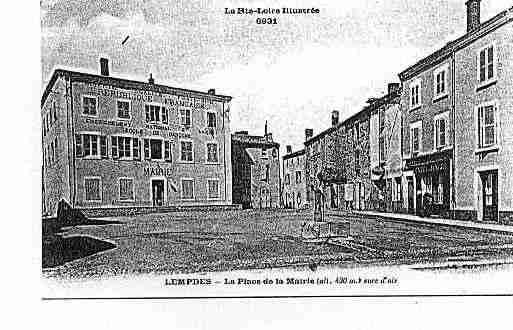 Ville de LEMPDES Carte postale ancienne