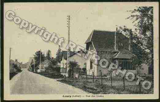 Ville de LOURY Carte postale ancienne