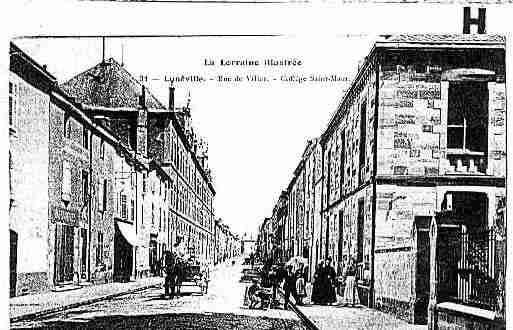 Ville de LUNEVILLE Carte postale ancienne