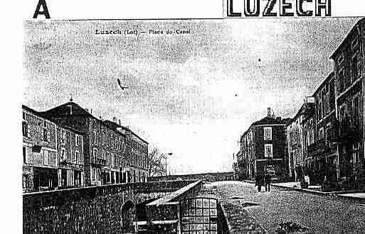 Ville de LUZECH Carte postale ancienne