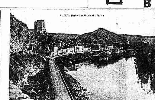 Ville de LUZECH Carte postale ancienne