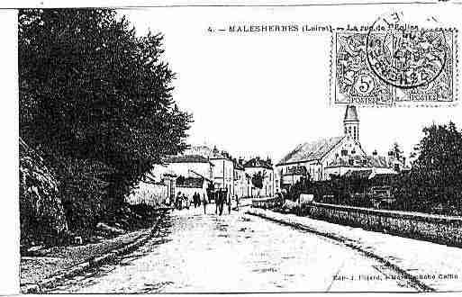 Ville de MALESHERBES Carte postale ancienne