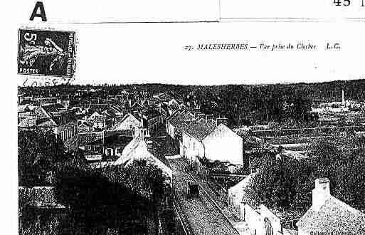 Ville de MALESHERBES Carte postale ancienne