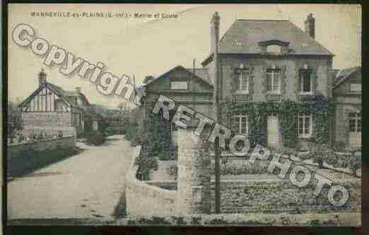 Ville de MANNEVILLEESPLAINS Carte postale ancienne