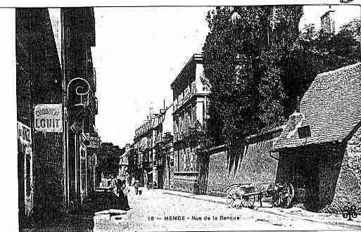 Ville de MENDE Carte postale ancienne