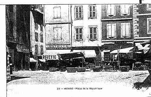 Ville de MENDE Carte postale ancienne