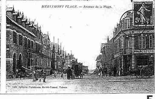 Ville de MERLIMONT Carte postale ancienne