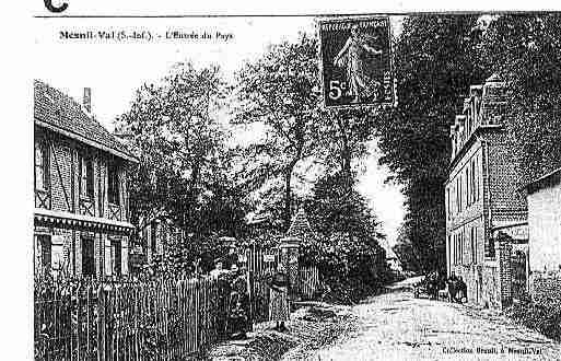 Ville de MESNILVAL Carte postale ancienne