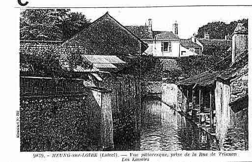 Ville de MEUNGSURLOIRE Carte postale ancienne