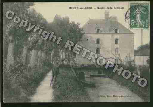 Ville de MEUNGSURLOIRE Carte postale ancienne