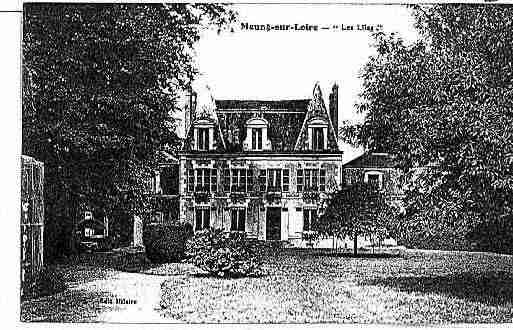 Ville de MEUNGSURLOIRE Carte postale ancienne