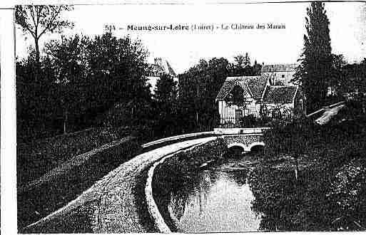 Ville de MEUNGSURLOIRE Carte postale ancienne