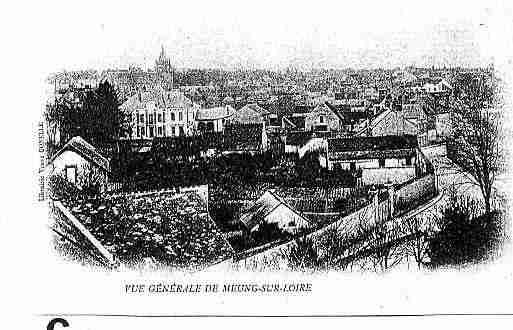 Ville de MEUNGSURLOIRE Carte postale ancienne