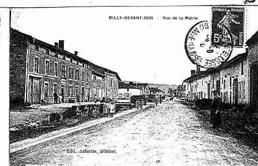 Ville de MILLYSURBRADON Carte postale ancienne