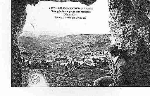 Ville de MONASTIERSURGAZEILLE(LE) Carte postale ancienne