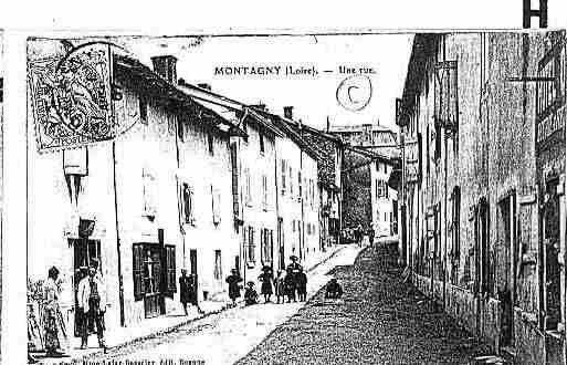 Ville de MONTAGNY Carte postale ancienne