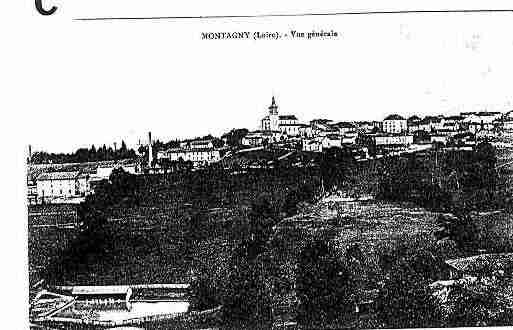 Ville de MONTAGNY Carte postale ancienne