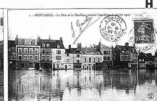 Ville de MONTARGIS Carte postale ancienne