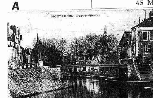 Ville de MONTARGIS Carte postale ancienne