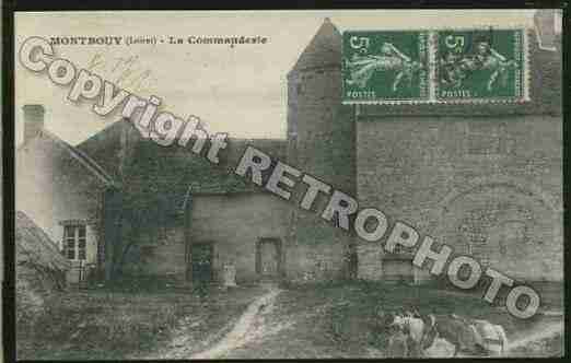 Ville de MONTBOUY Carte postale ancienne