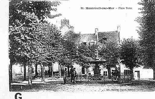 Ville de MONTREUILSURMER Carte postale ancienne