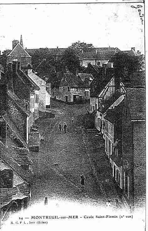 Ville de MONTREUILSURMER Carte postale ancienne