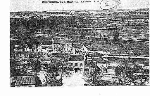 Ville de MONTREUILSURMER Carte postale ancienne