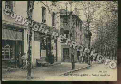 Ville de MONTRONDLESBAINS Carte postale ancienne