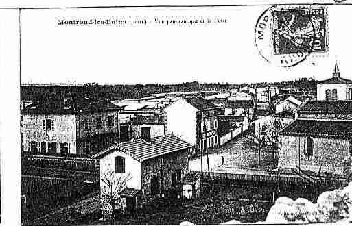 Ville de MONTRONDLESBAINS Carte postale ancienne