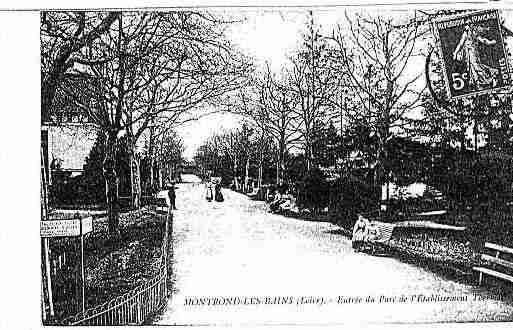 Ville de MONTRONDLESBAINS Carte postale ancienne