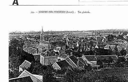 Ville de NOGENTSURVERNISSON Carte postale ancienne