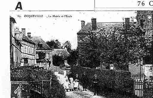 Ville de OCQUEVILLE Carte postale ancienne