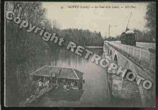 Ville de OLIVET Carte postale ancienne