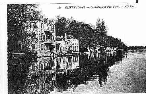 Ville de OLIVET Carte postale ancienne