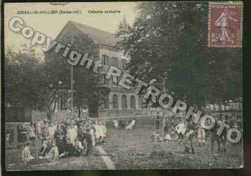 Ville de ORIVAL Carte postale ancienne