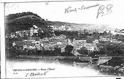 Ville de ORIVAL Carte postale ancienne