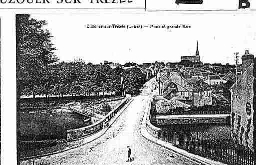 Ville de OUZOUERSURTREZEE Carte postale ancienne