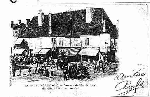 Ville de PACAUDIERE(LA) Carte postale ancienne