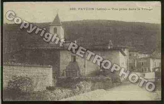 Ville de PAVEZIN Carte postale ancienne