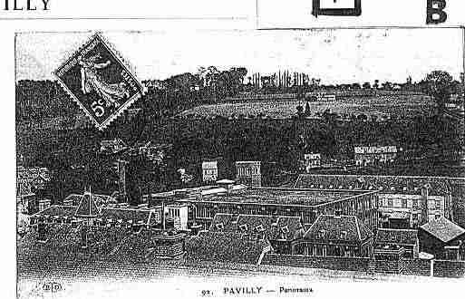 Ville de PAVILLY Carte postale ancienne