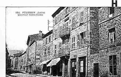 Ville de PELUSSIN Carte postale ancienne