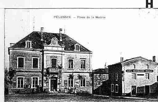 Ville de PELUSSIN Carte postale ancienne