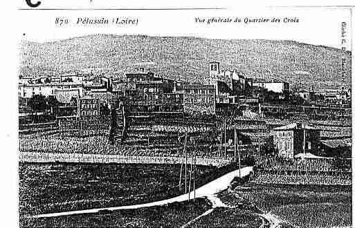 Ville de PELUSSIN Carte postale ancienne